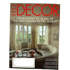 Elle Decor Magazine October 2024 Celebrating 35 Years of the Best Rooms in World